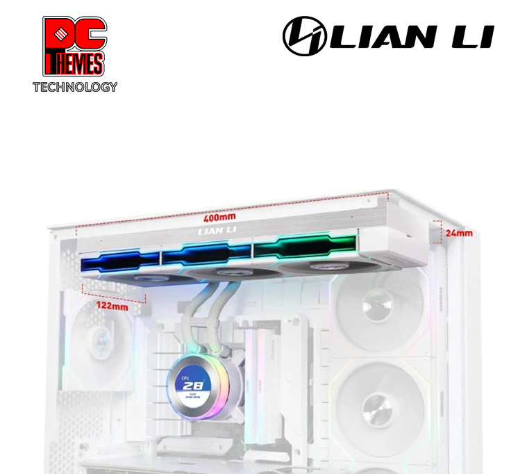 LIAN LI HYDROSHIFT II C360TL LCD AIO COOLER WHITE